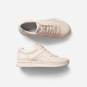 NWT Everlane The Trainer Leather Sneaker in Blush